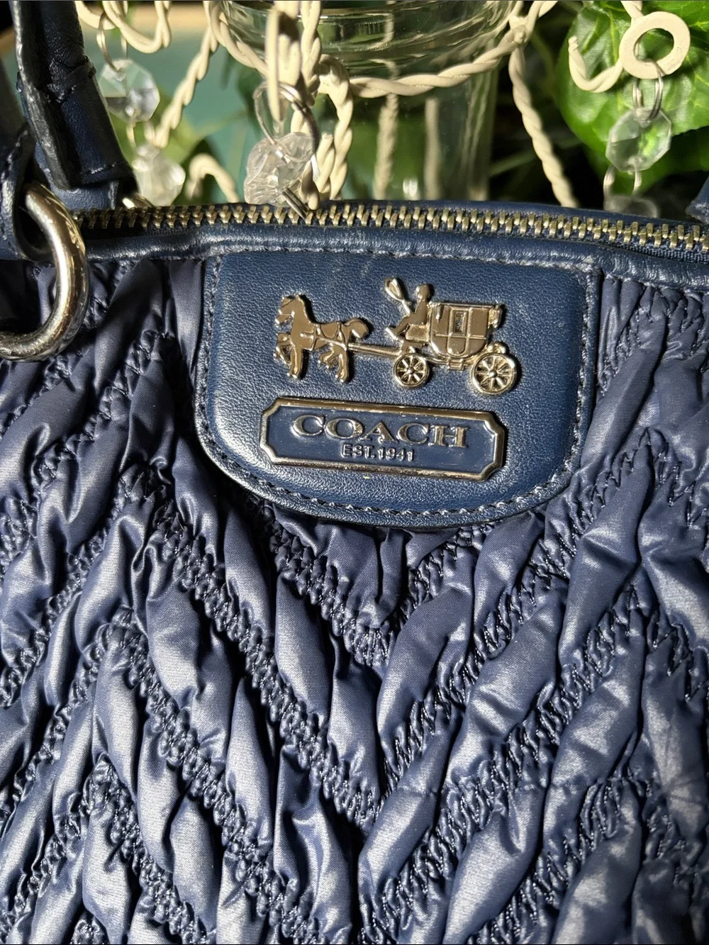 Coach Limited Edition 70th Anniversary Madison Quilted Satchel Shoulder Bag